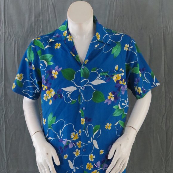 Vintage Hawaiian Shirt - Loud Floral Pattern by Hilo Hattie - Men's Large - Picture 6 of 10
